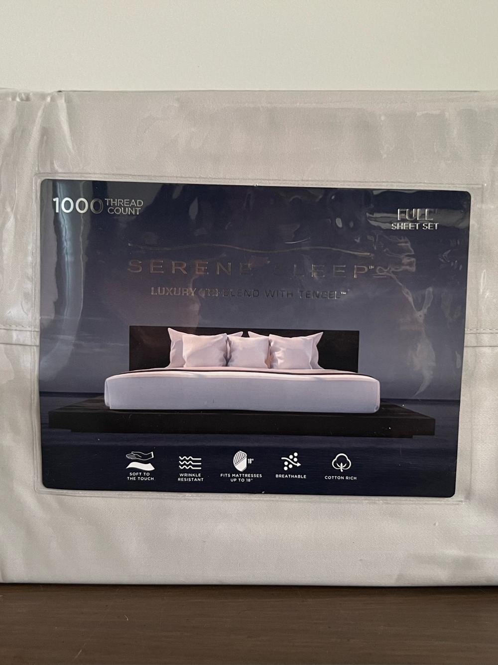 Serene Sleep 1000 count Full Sheet Set
